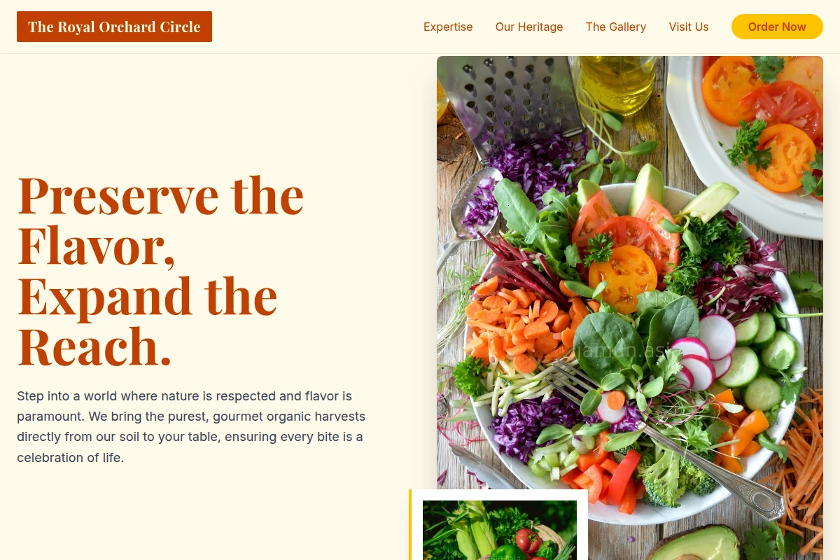 Gourmet Organic Food